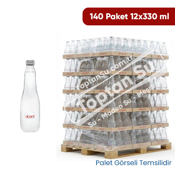 Ankara 1 Palet ( Cam Şişe 140 Paket 12x330 ml ) Abant