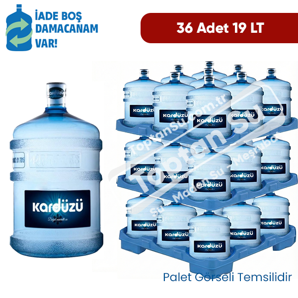 Kardüzü 1 Palet (36 Adet 19 LT Damacana ) Kardüzü - Damacanam Var