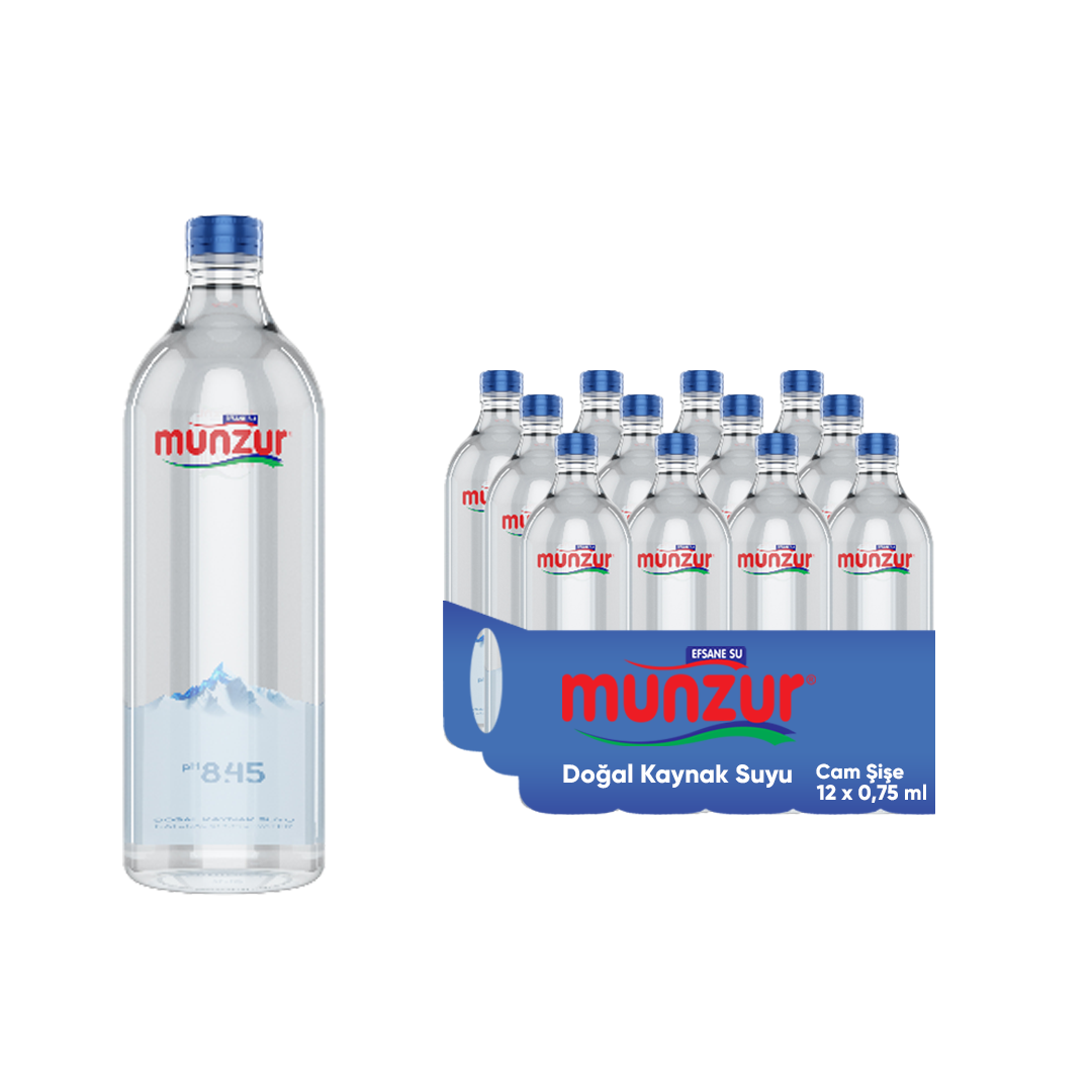 Munzur Munzur Su 6x750 ml - Cam Şişe